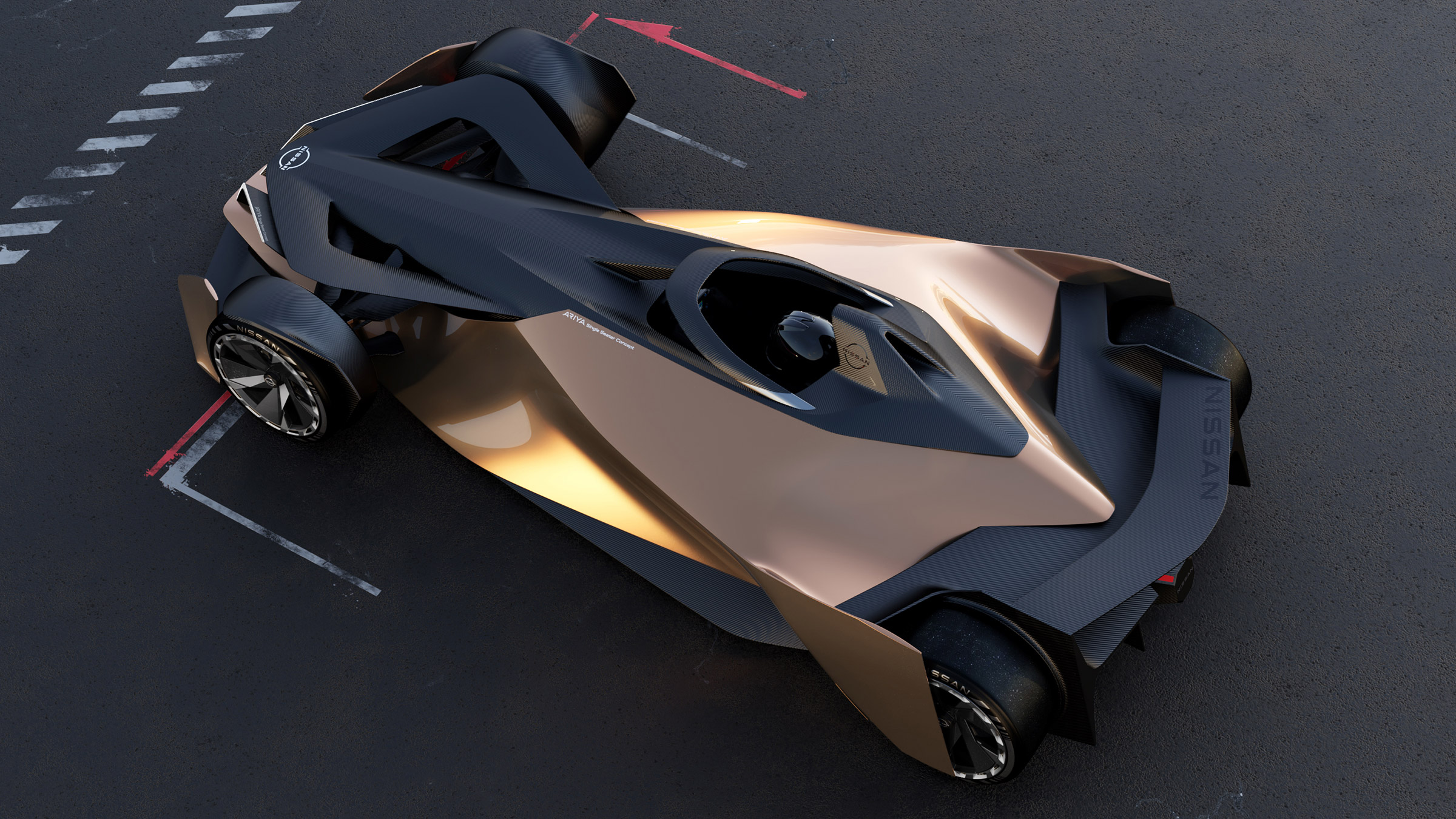 Nissan Ariya Single Seater Concept – rear top