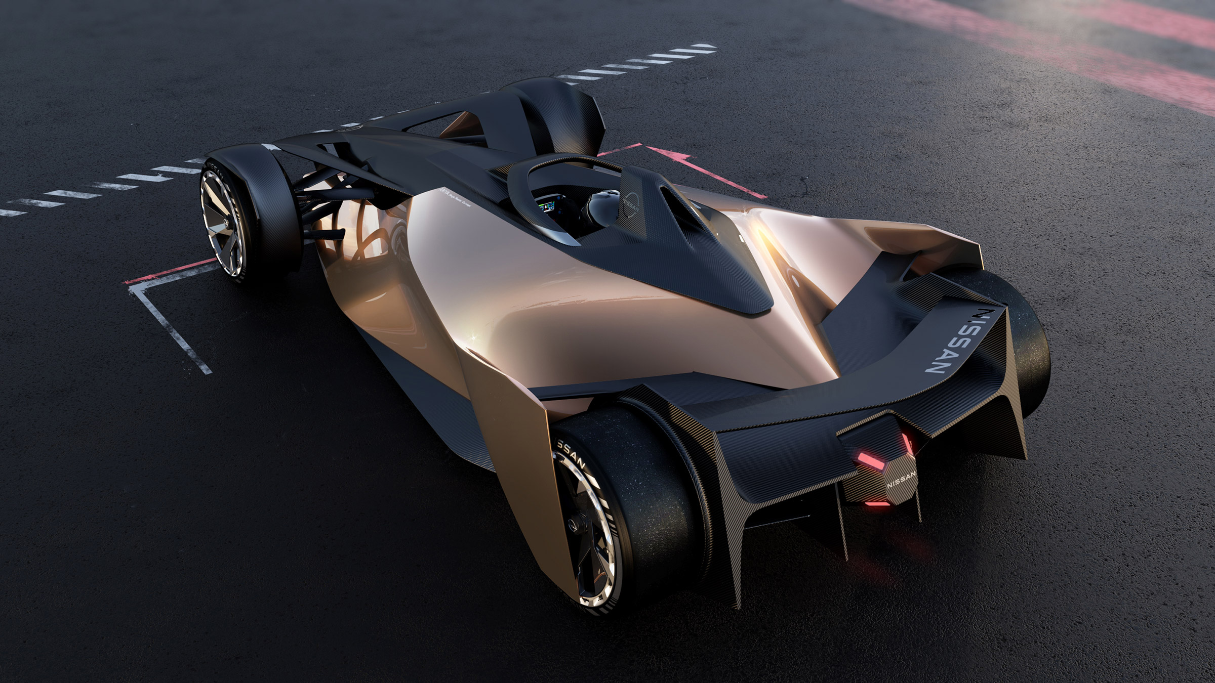 Nissan Ariya Single Seater Concept – rear quarter