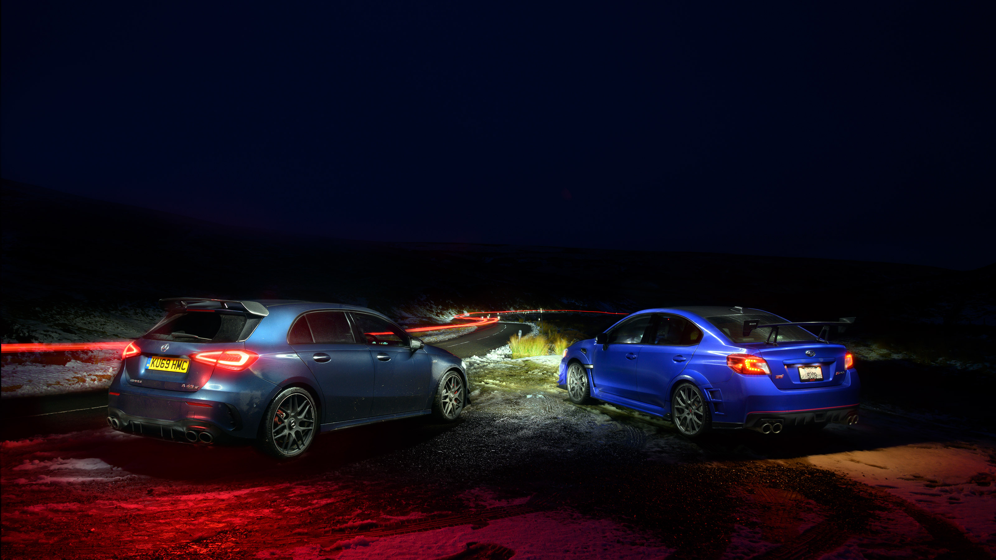 Mercedes‑AMG A45 S v Subaru Impreza WRX STI S209