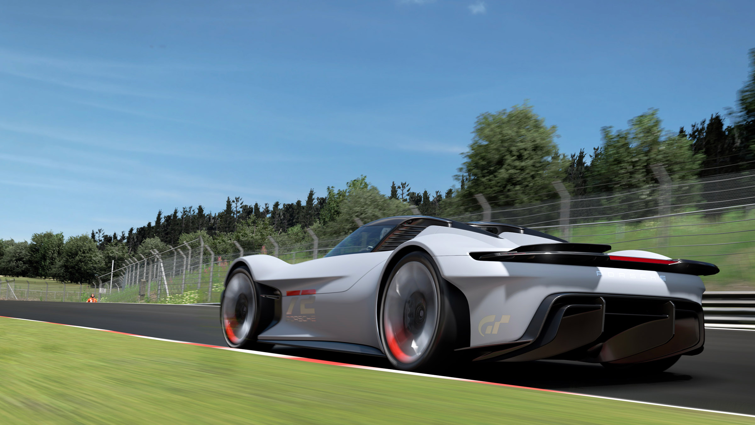 Porsche Vision Gran Turismo concept – rear wing out