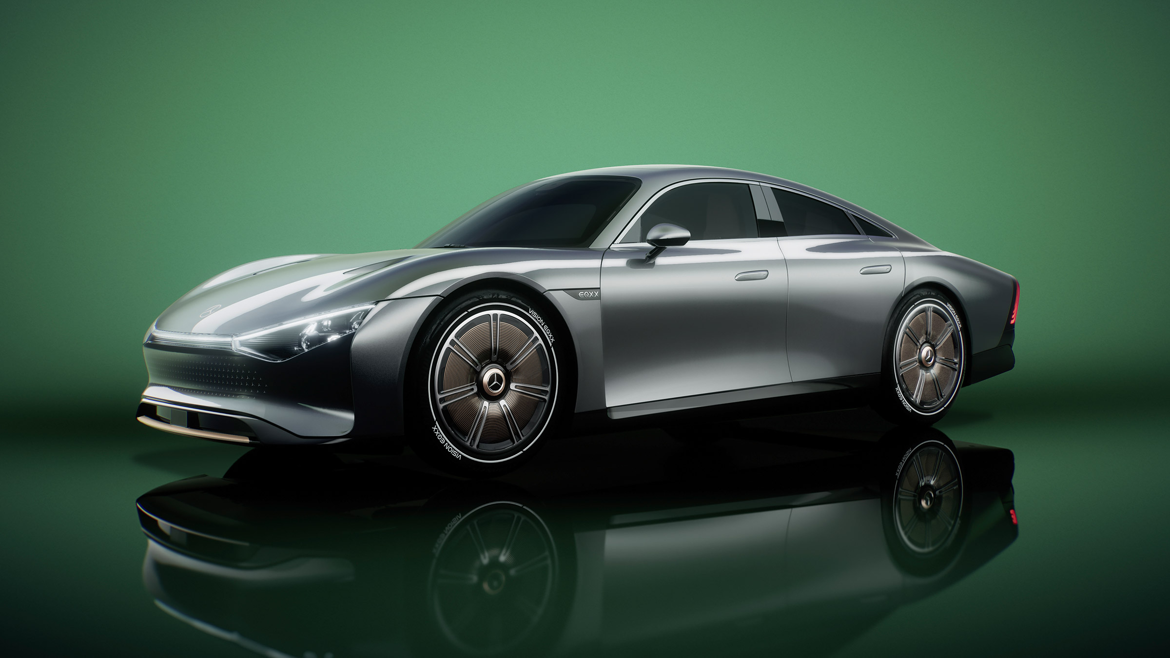 Mercedes EQXX Concept – front quarter static