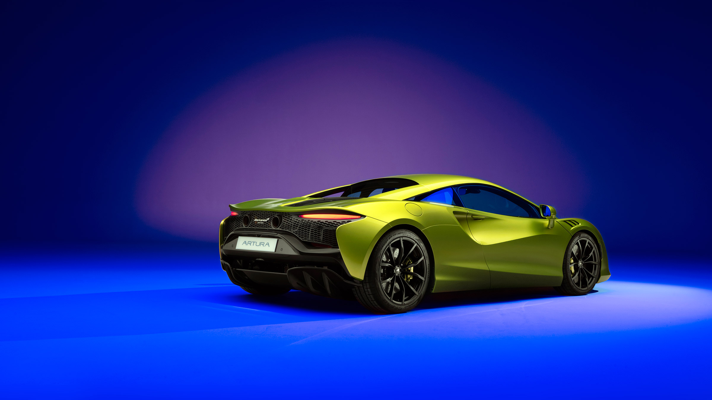 McLaren Artura evo studio shoot – rear quarter