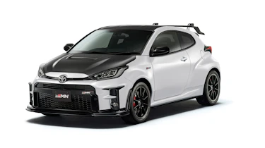 Toyota GRMN Yaris – Circuit P front quarter white