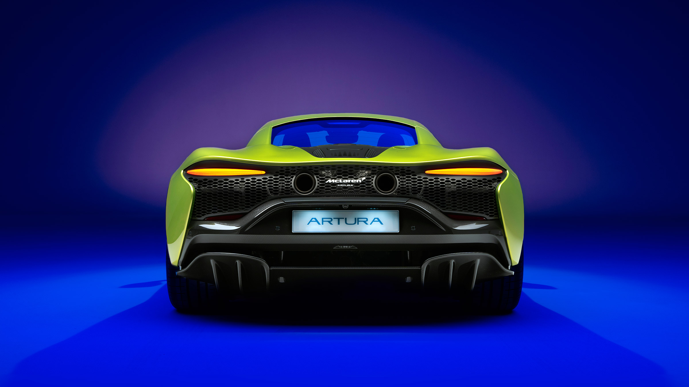 McLaren Artura evo studio shoot – rear