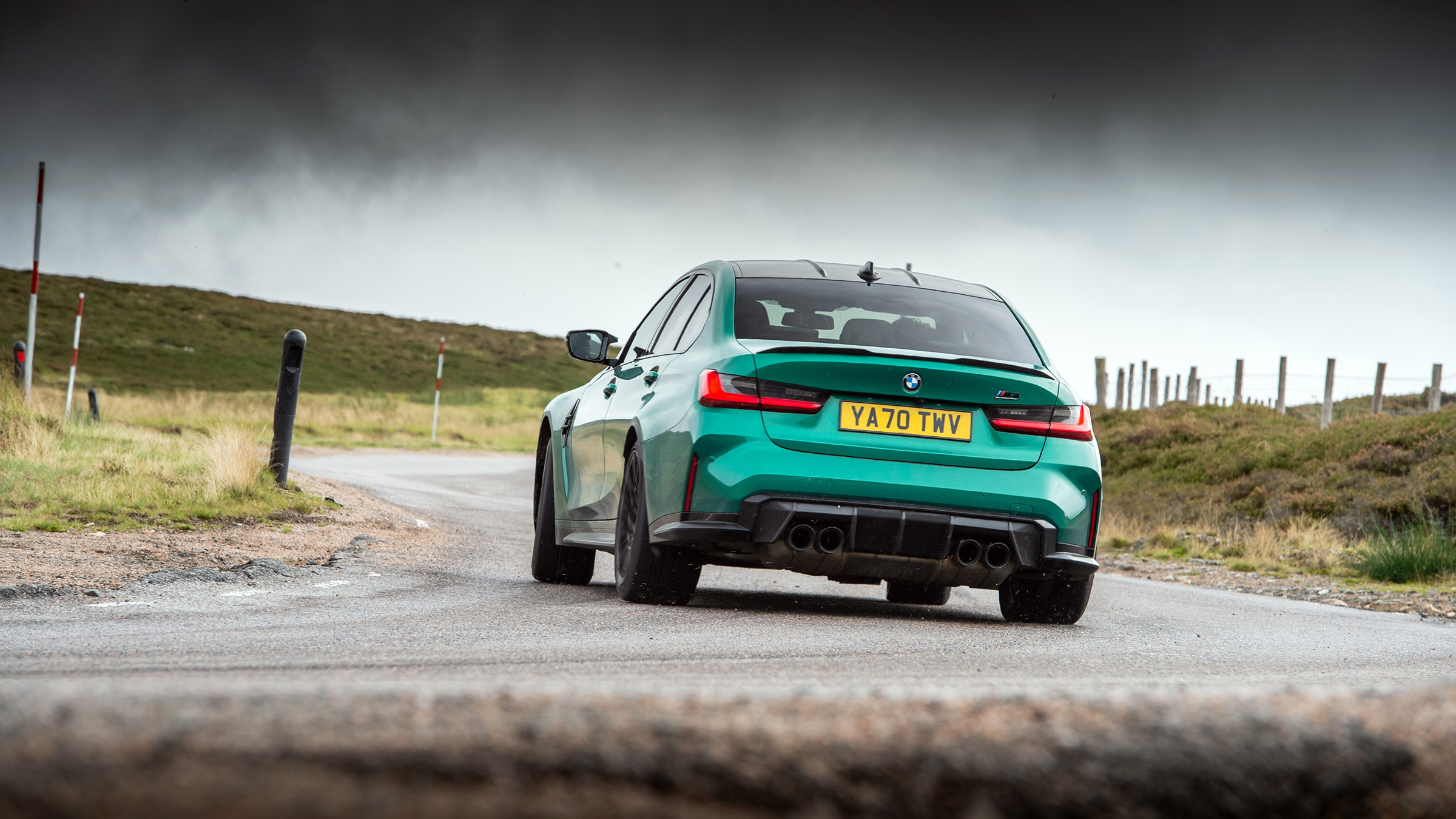 BMW M3 Comp ecoty – rear cornering
