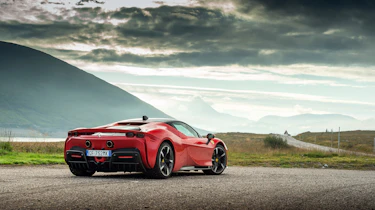 Ferrari SF90 eCoty – rear quarter static