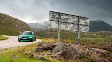 BMW M3 Comp ecoty – front cornering