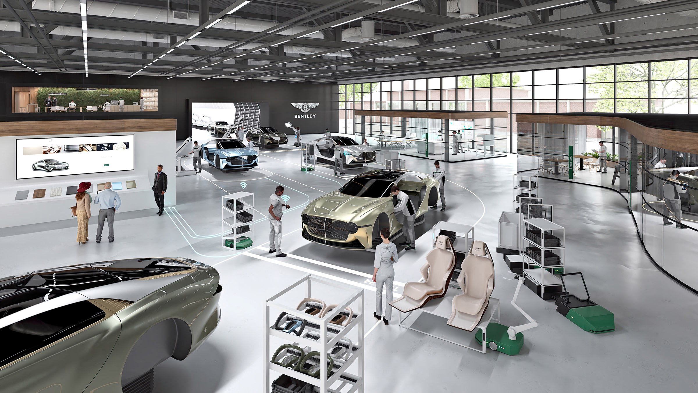 Bentley Beyond100 update future production line