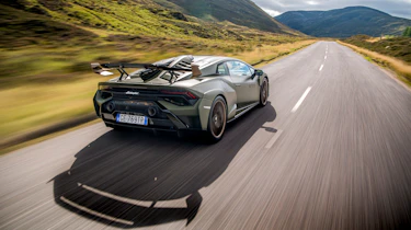 Lamborghini Huracan STO eCoty – rear tracking
