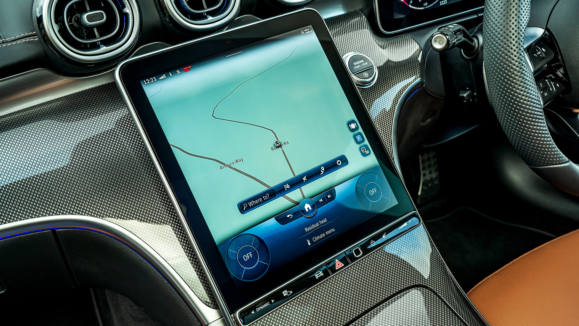 Mercedes-Benz C-class – 2022 screen