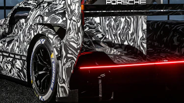 Porsche LMDh racer – rear
