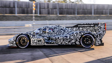 Porsche LMDh racer – side