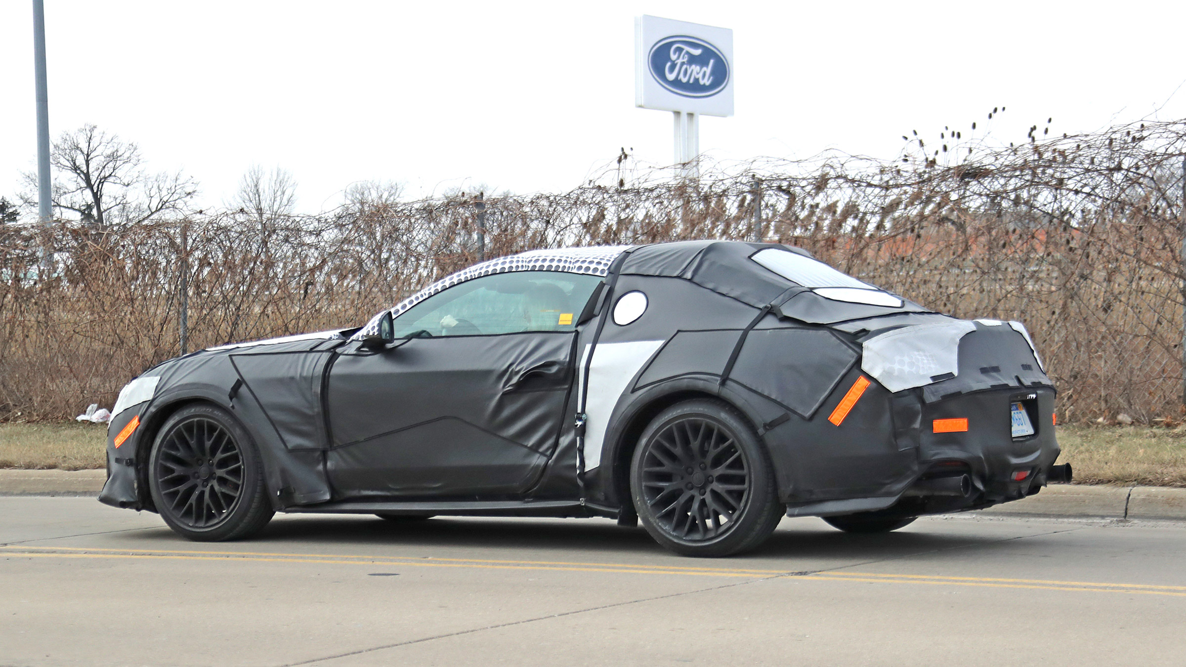 Ford Mustang Mule – rear quarter 
