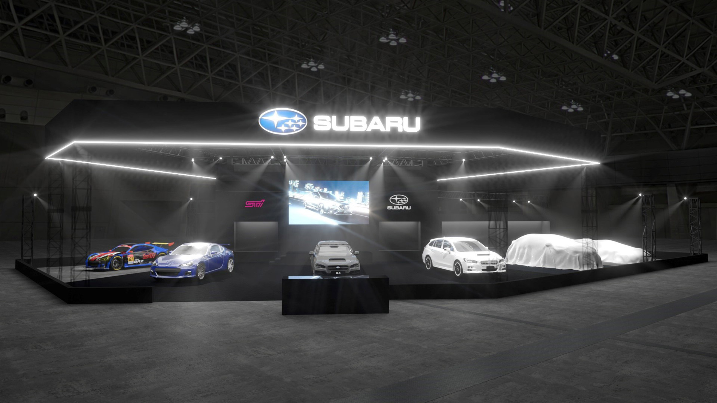 Subaru booth