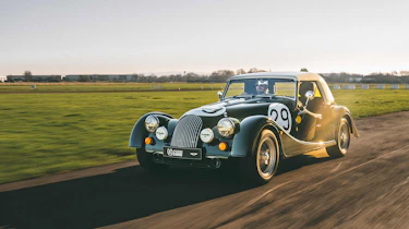Morgan Plus Four LM62 – front tracking