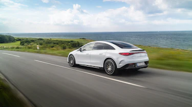 Mercedes-AMG EQE53 – rear quarter