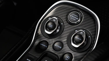 McLaren 600LT interior switches