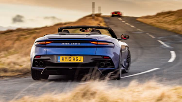 Aston Martin DBS cornering rear