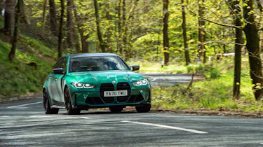 BMW M3 Comp (test) – front cornering