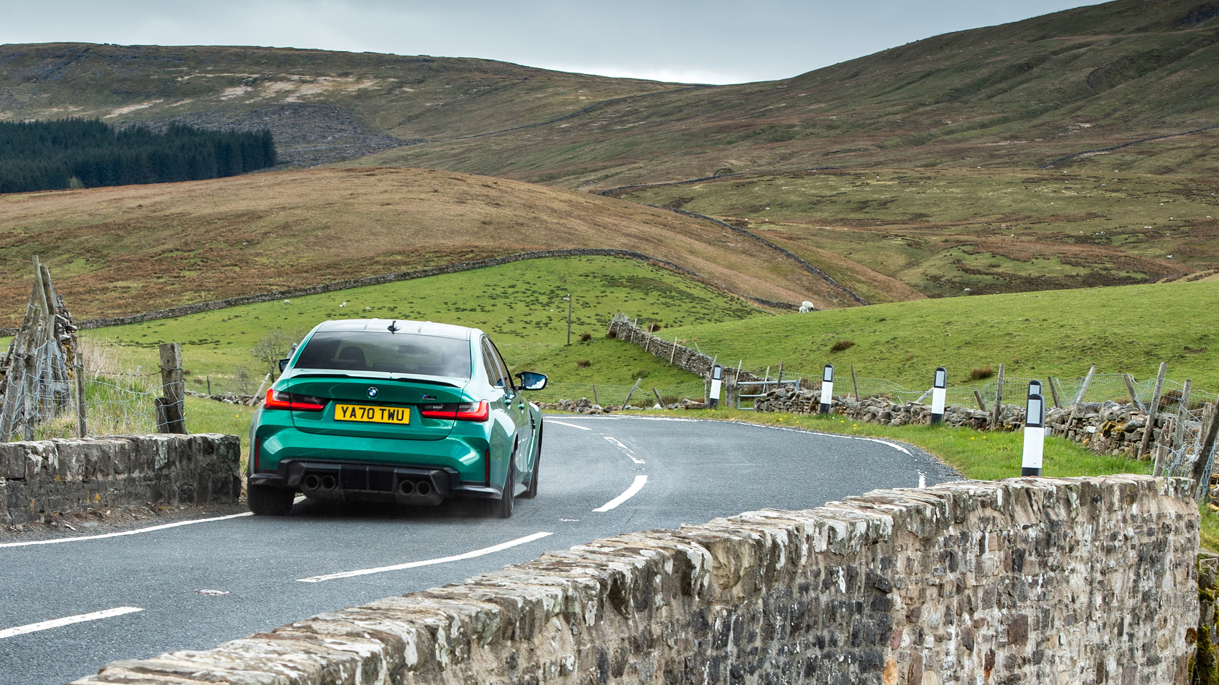 BMW M3 Comp (test) – hard right