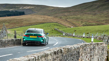 BMW M3 Comp (test) – hard right