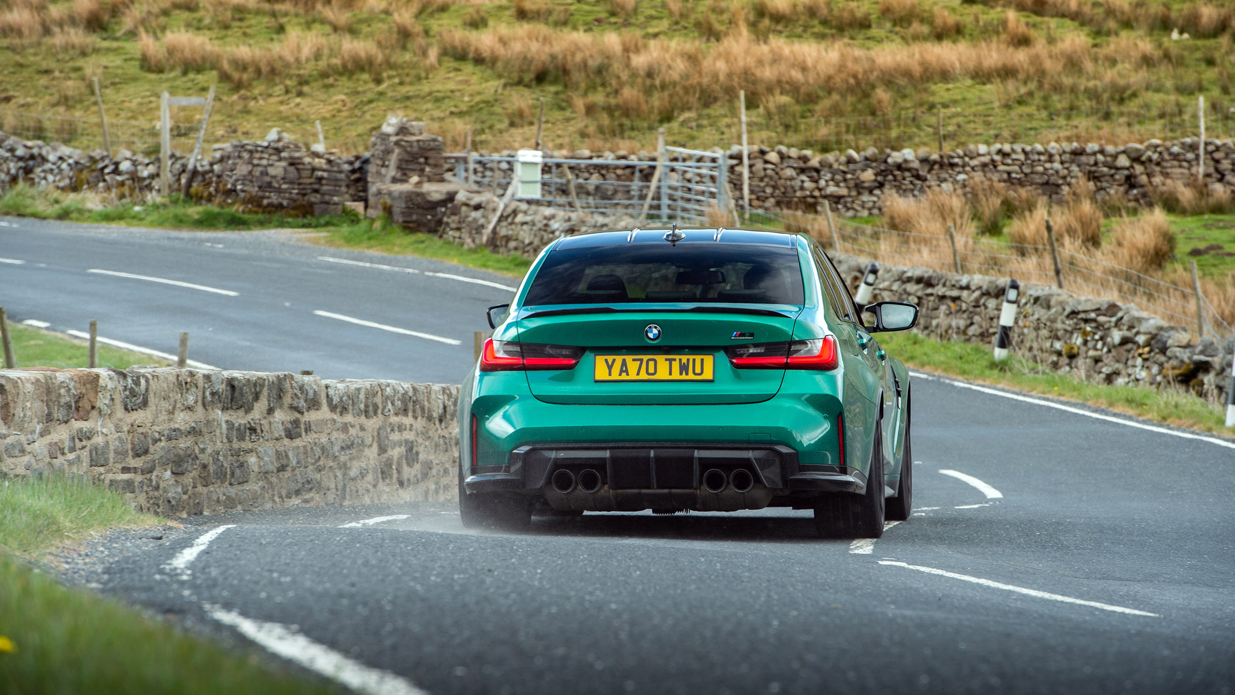 BMW M3 Comp (test) – rear compression