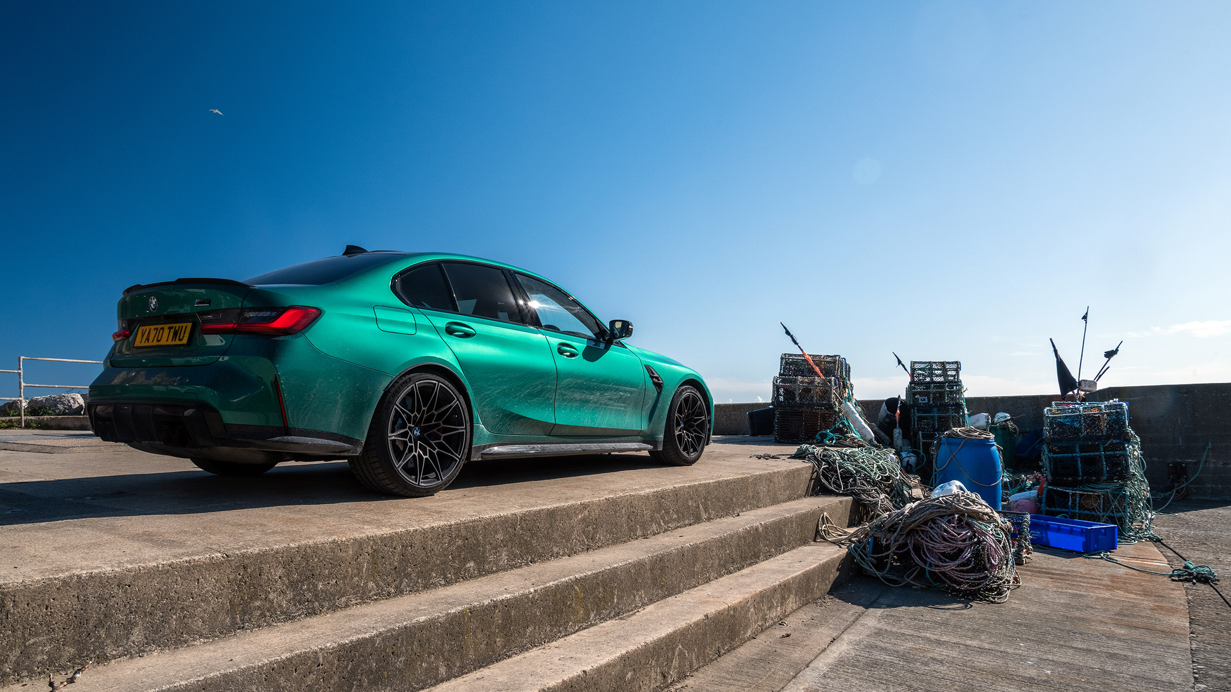 BMW M3 Comp (test) – rear quarter