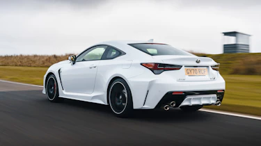 Lexus RC F v Mustang Mach 1 car pictures