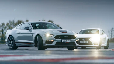 Lexus RC F v Mustang Mach 1 car pictures