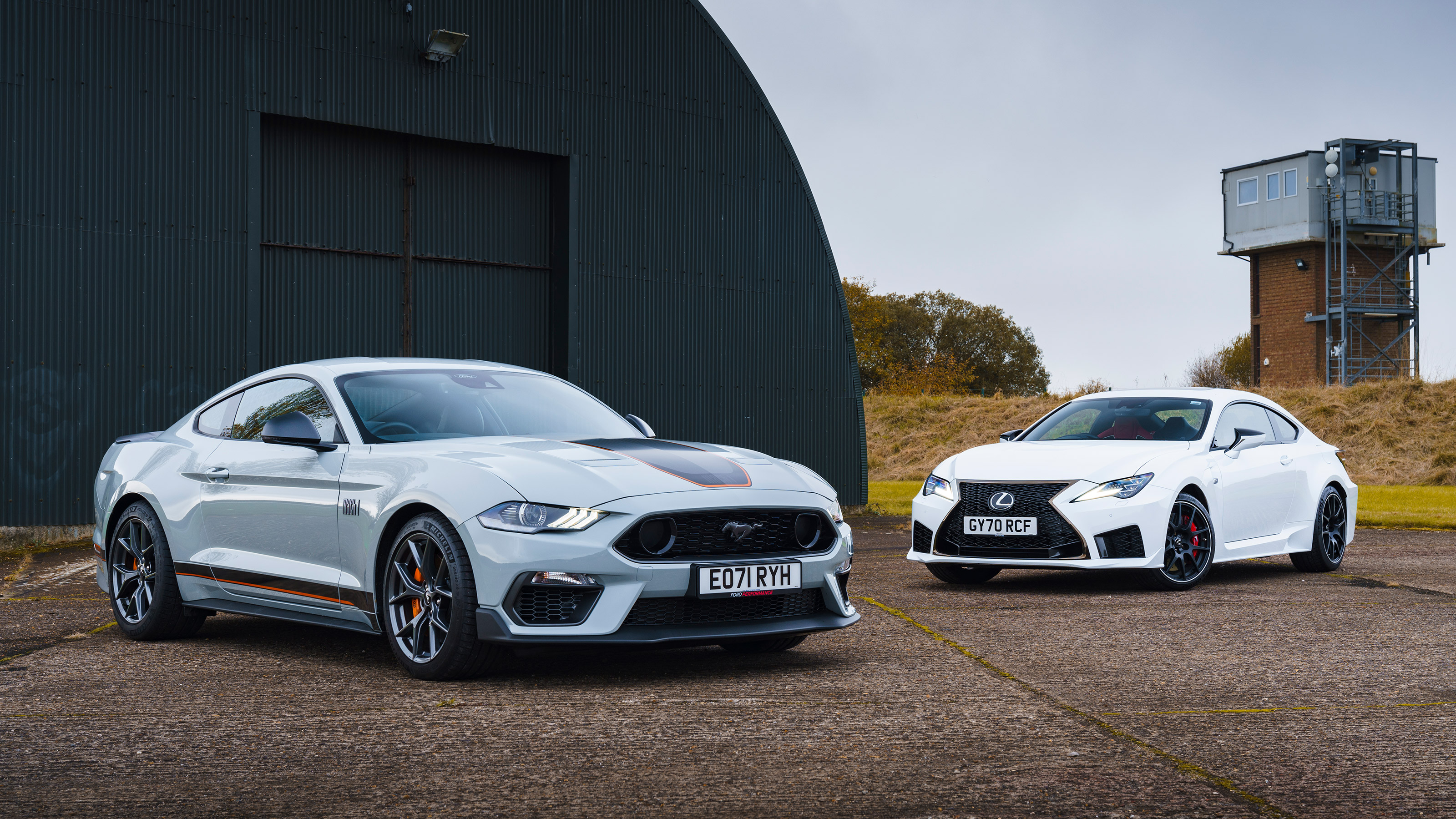 Lexus RC F v Mustang Mach 1 car pictures