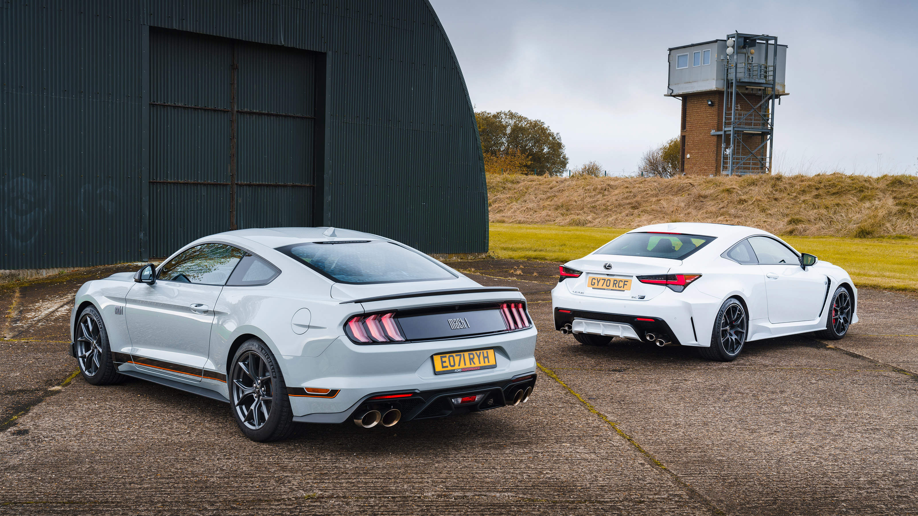 Lexus RC F v Mustang Mach 1 car pictures