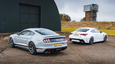 Lexus RC F v Mustang Mach 1 car pictures