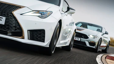 Lexus RC F v Mustang Mach 1 car pictures