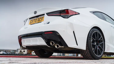 Lexus RC F v Mustang Mach 1 car pictures