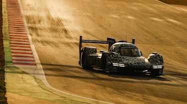 Porsche LMDh Barc testing – cornering