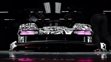 Porsche LMDh Barc testing – nose