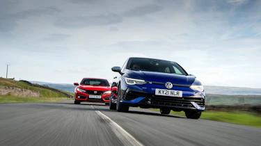 2022 hot hatchbacks battle – front tracking low