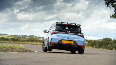 Hot hatchbacks 2022 final – i20 rear
