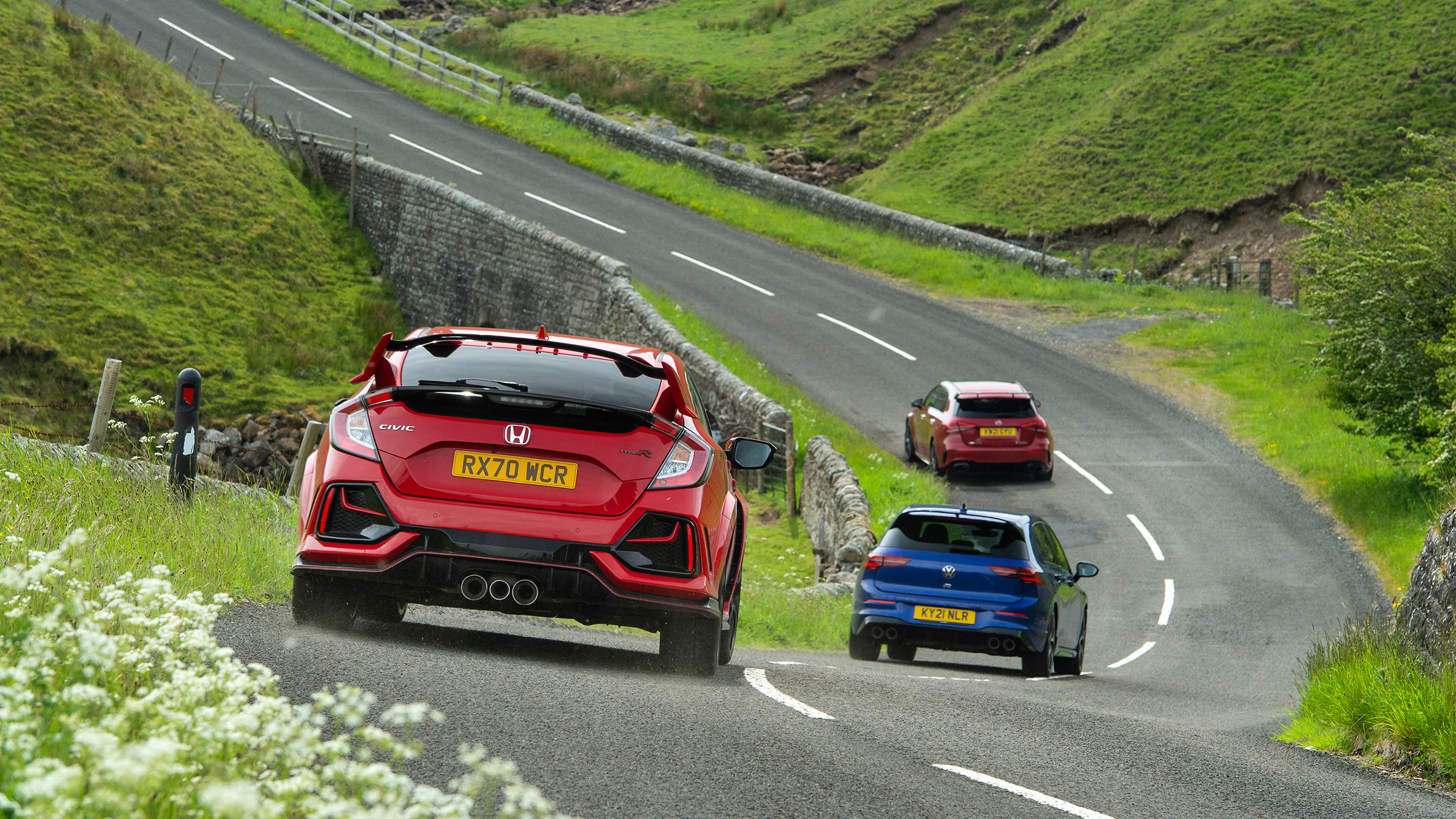 2022 hot hatchbacks battle – rear triple