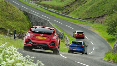 2022 hot hatchbacks battle – rear triple
