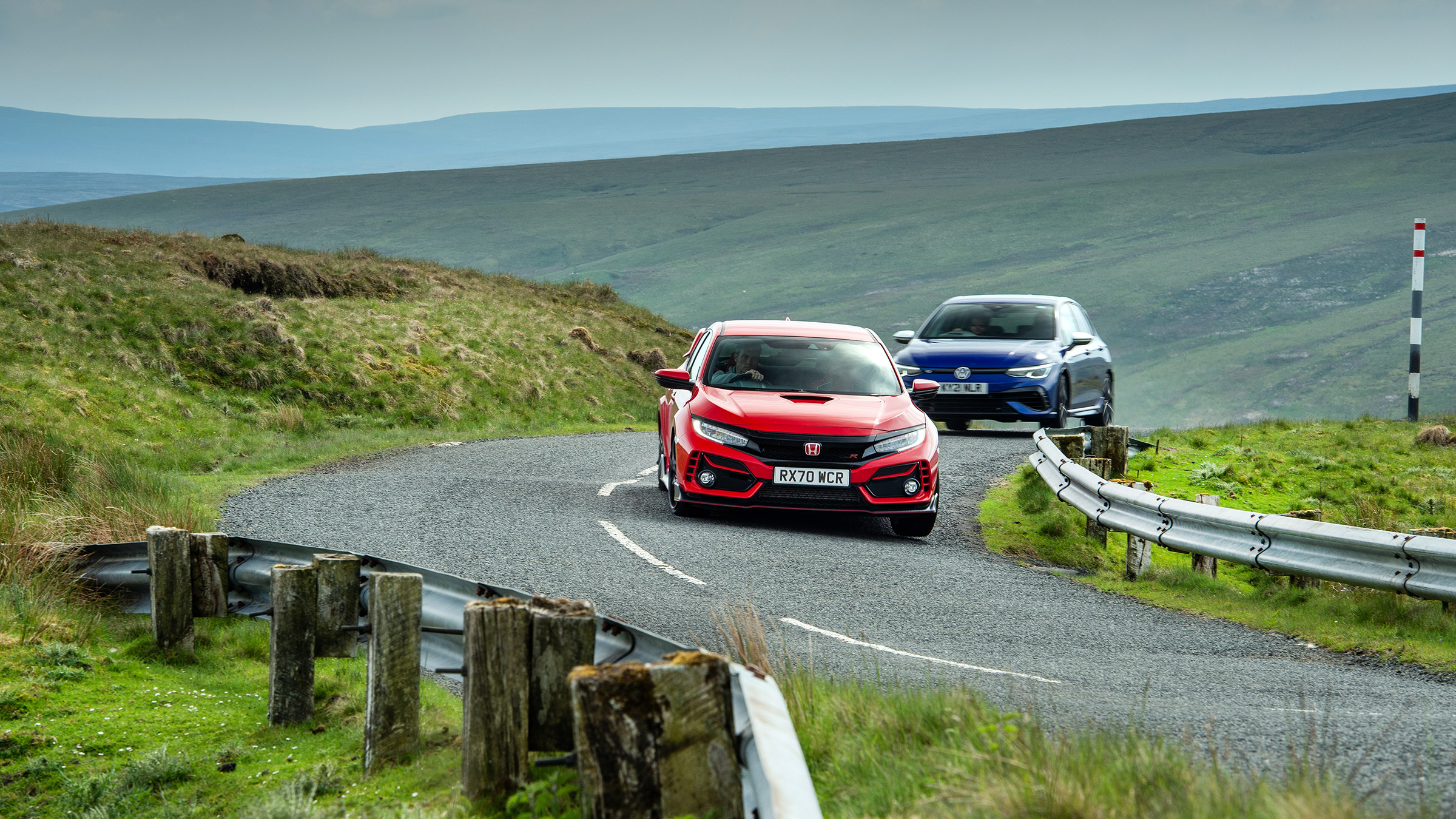 2022 hot hatchbacks battle – front cornering