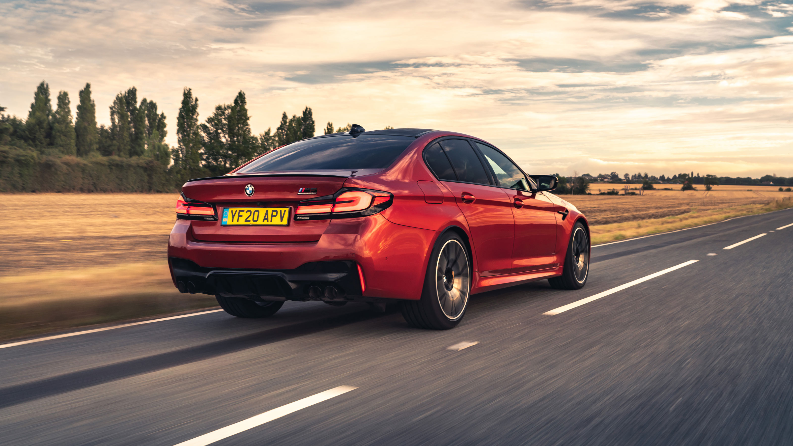BMW M5 Competition 2020 Rear Quarter
