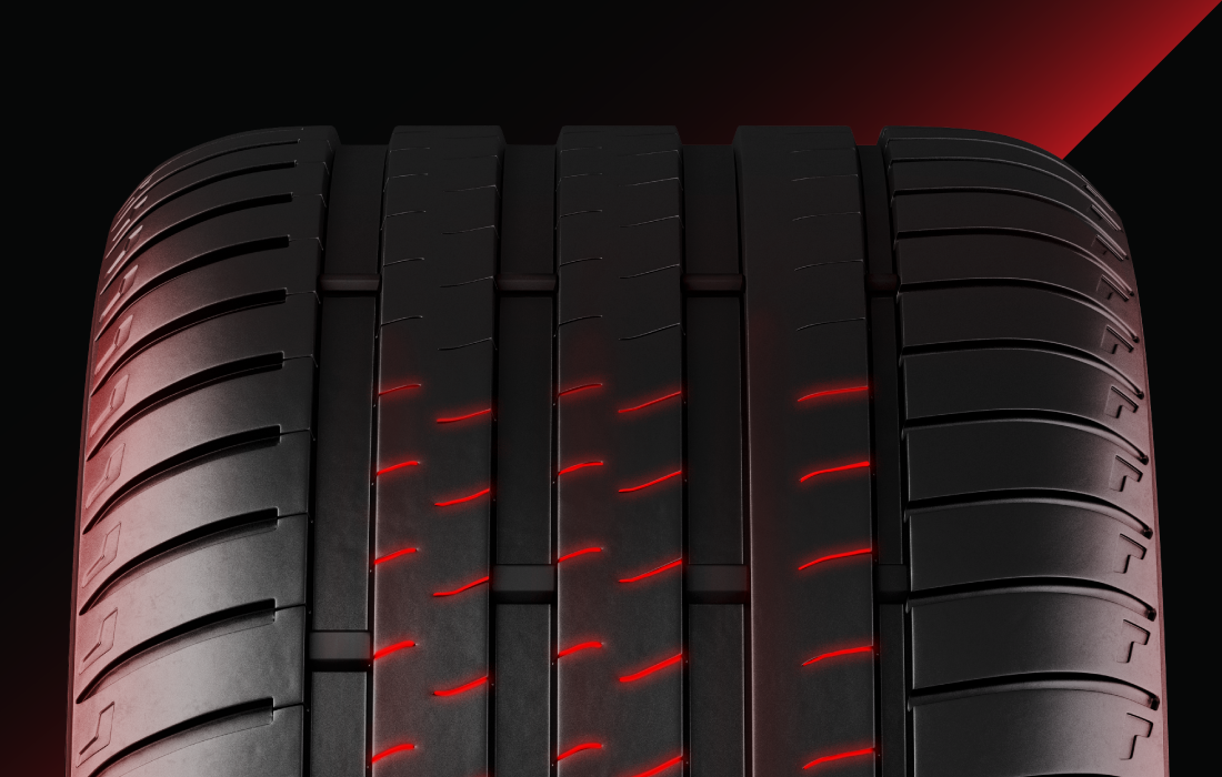 Bridgestone Potenza Sport - sipe detail