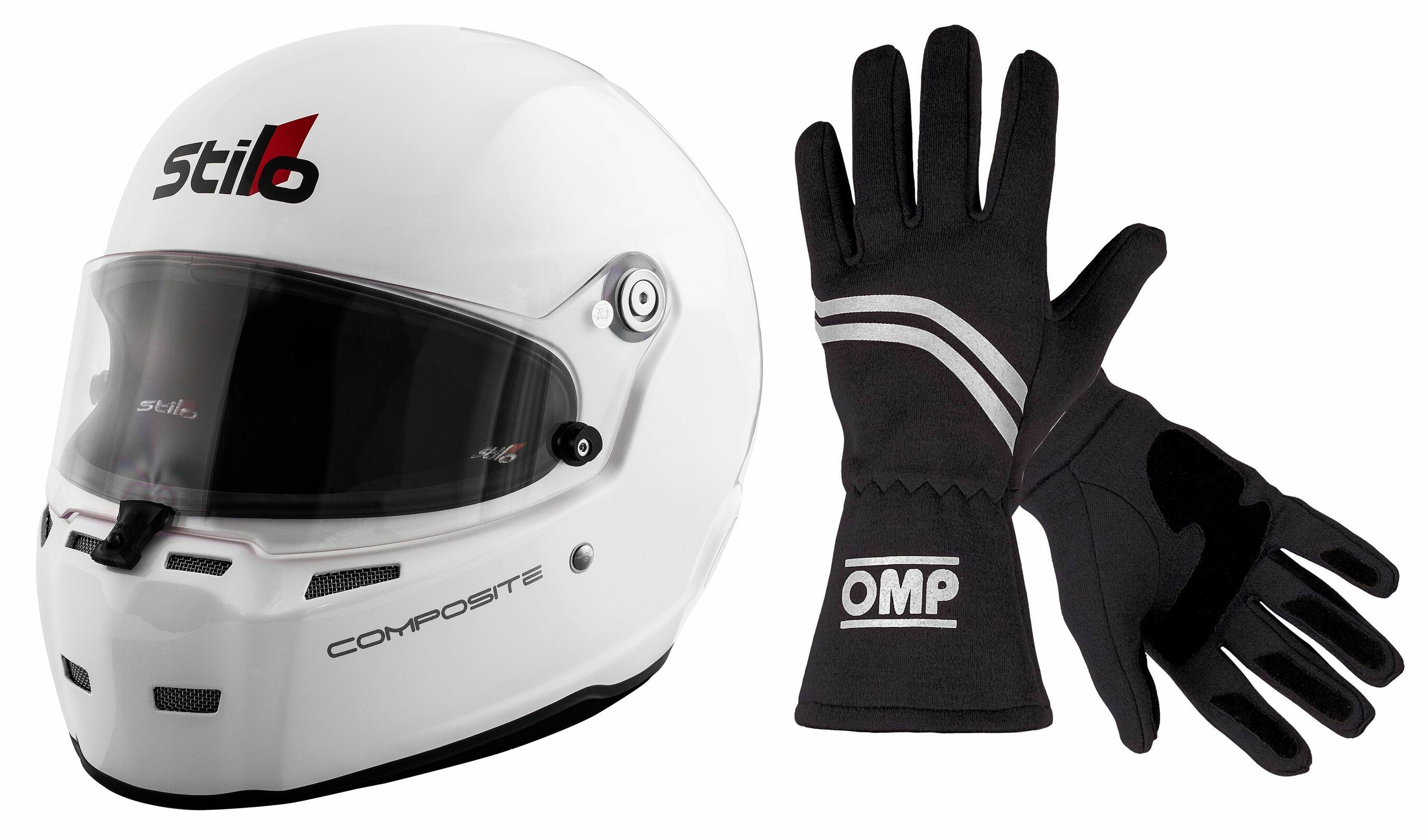 Stilo helmet and OMP gloves