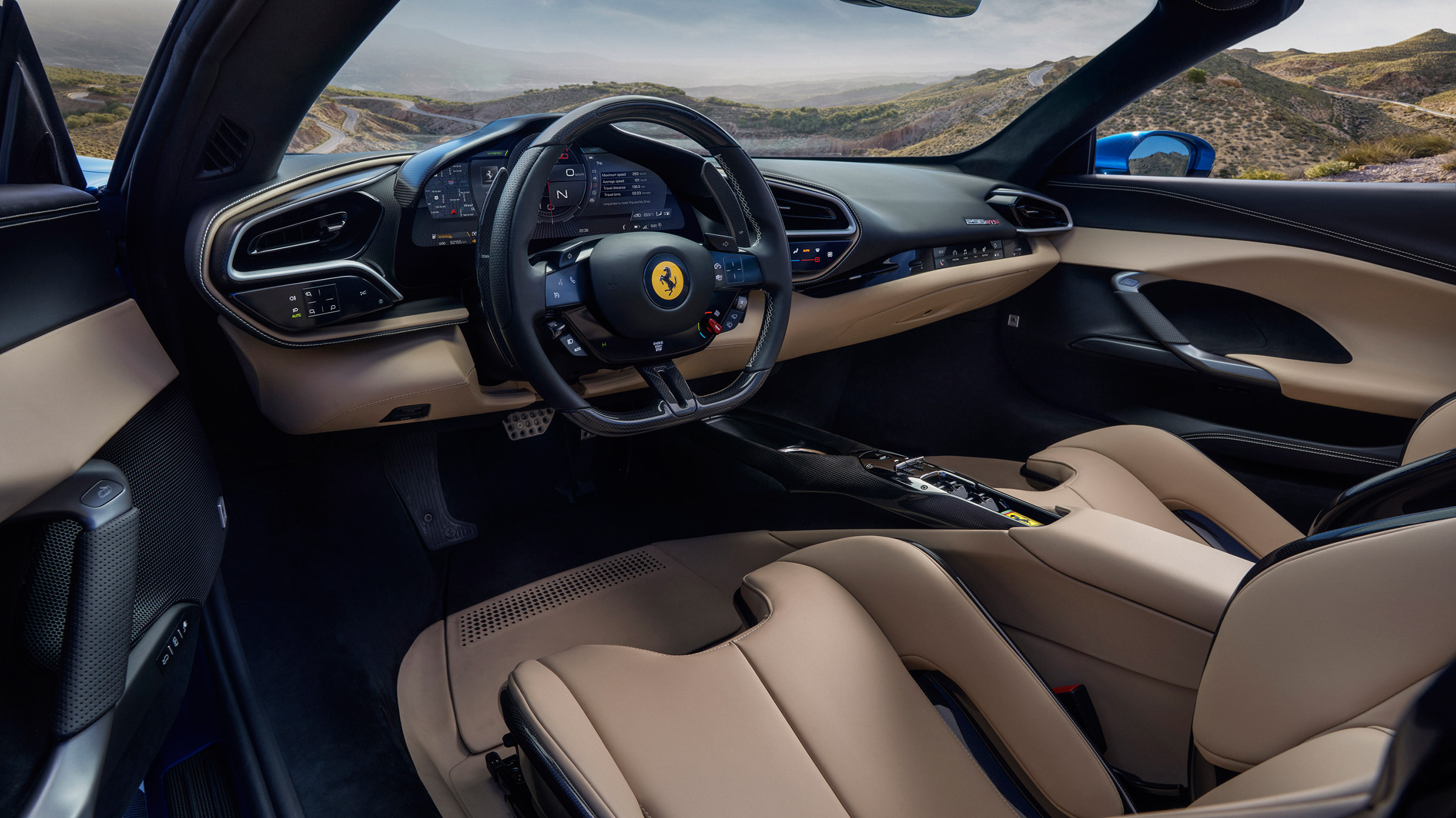 Ferrari 296 GTS – interior