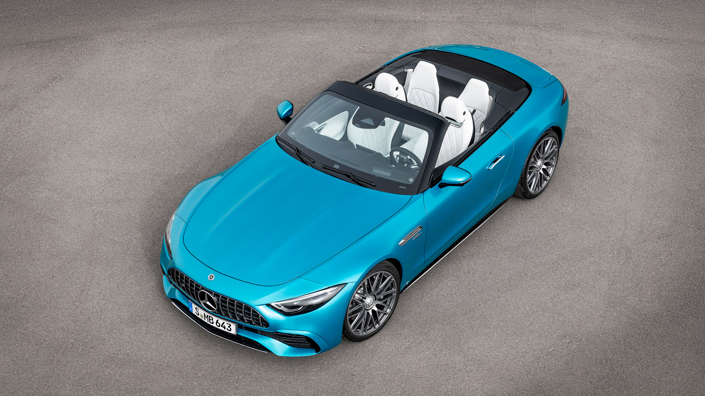 Mercedes SL43 – top front