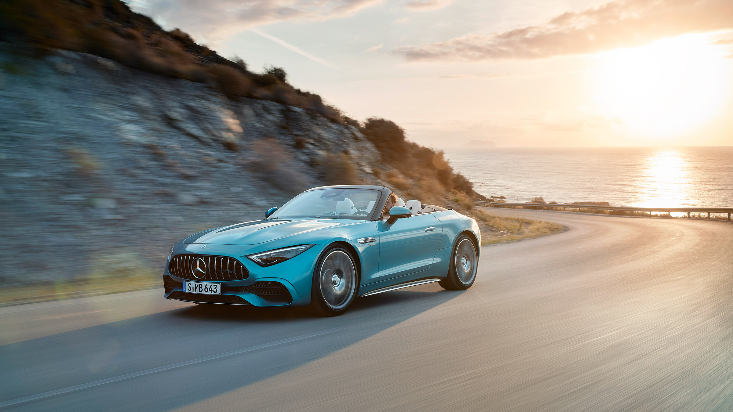 Mercedes SL43 – front quarter tracking