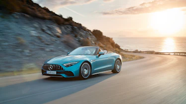 Mercedes SL43 – front quarter tracking