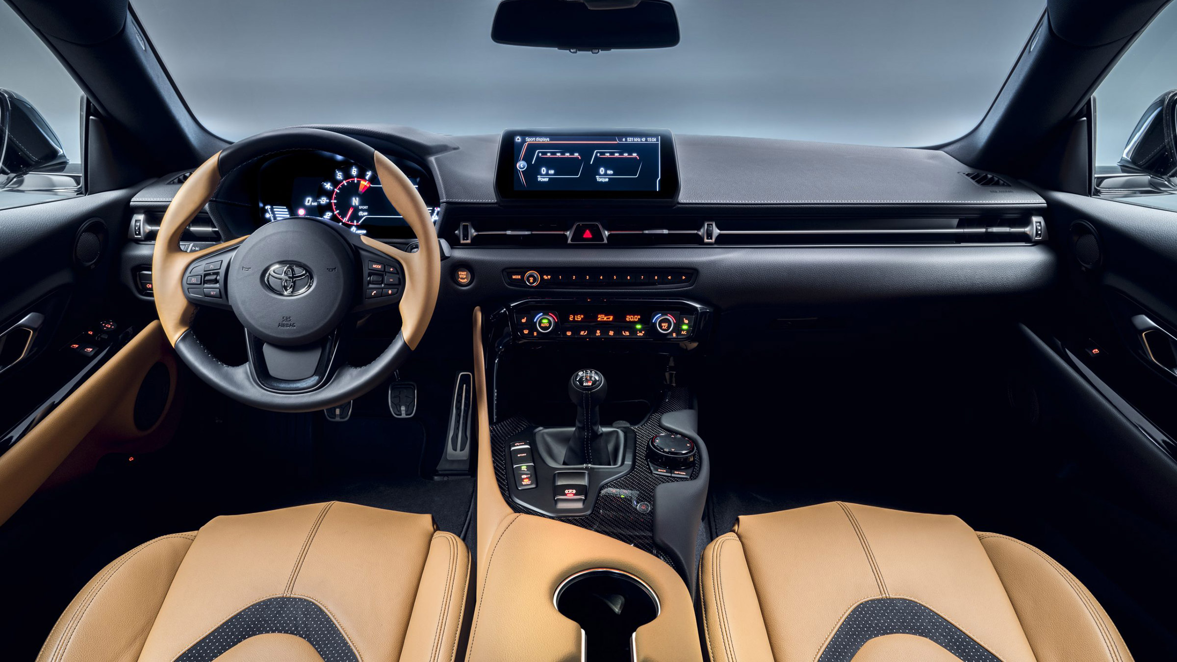 Toyota GR Supra manual – dash
