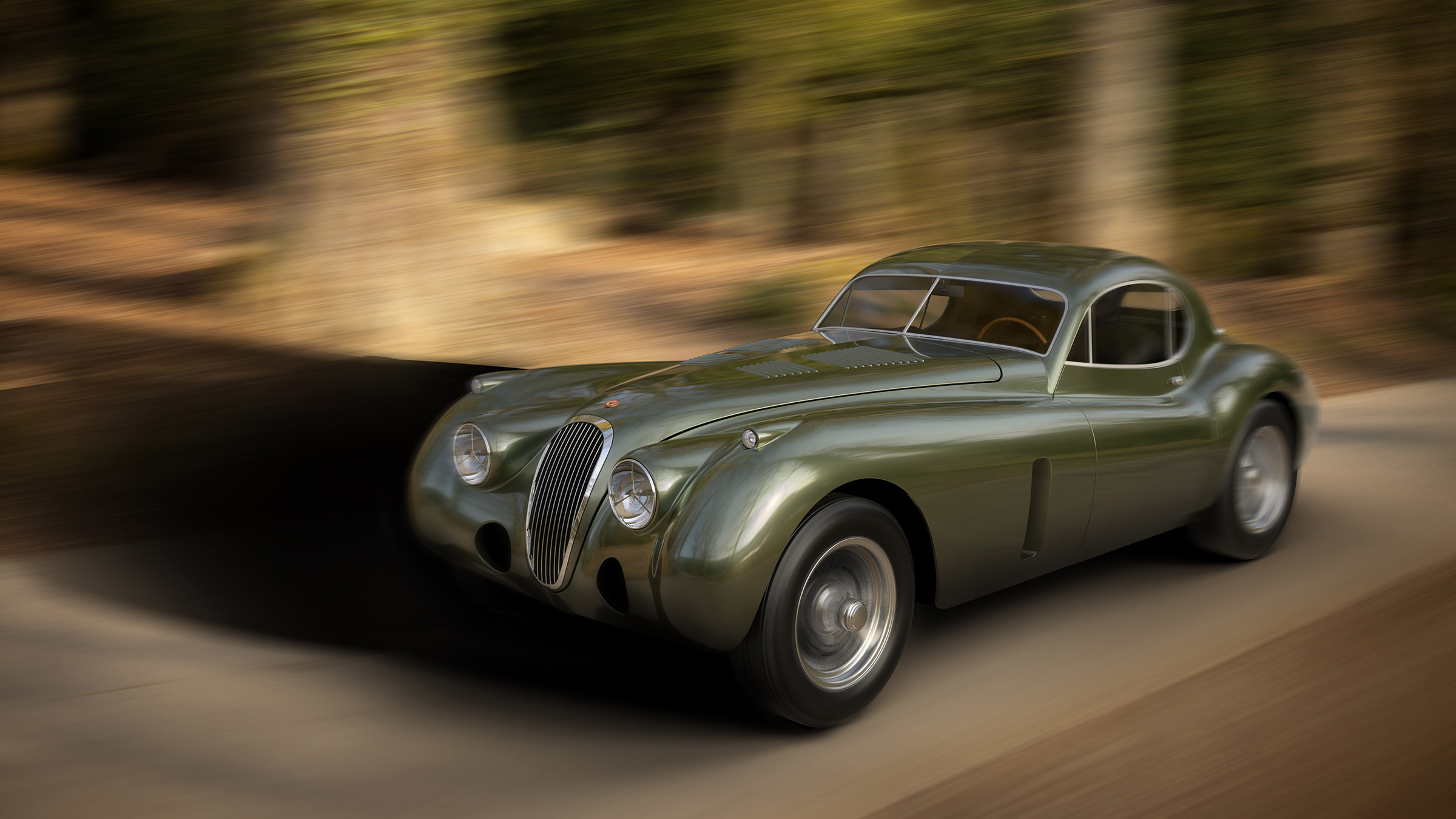 Thornley Kelham Jaguar XK European – quarter